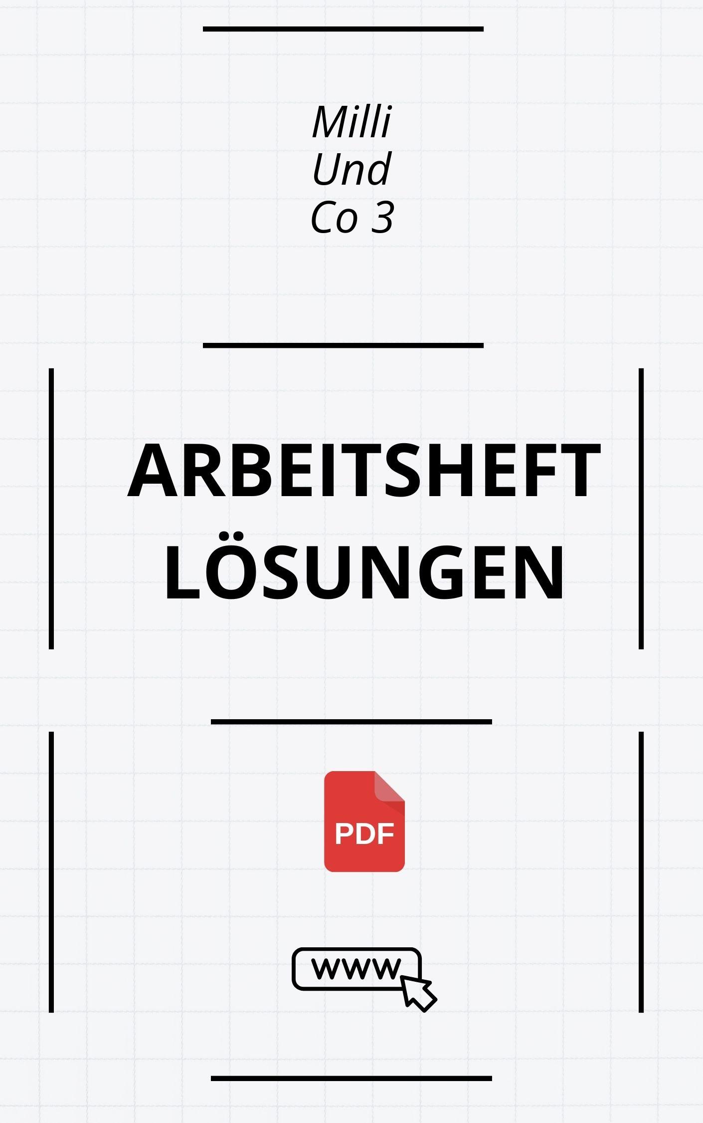 Milli Und Co 3 Arbeitsheft Lösungen